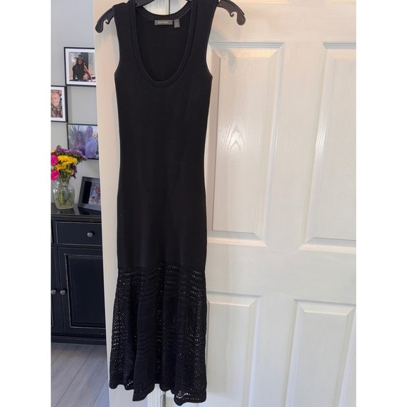 Zac Posen Jill Pointelle Knit Sleeveless Maxi L - Picture 6 of 11